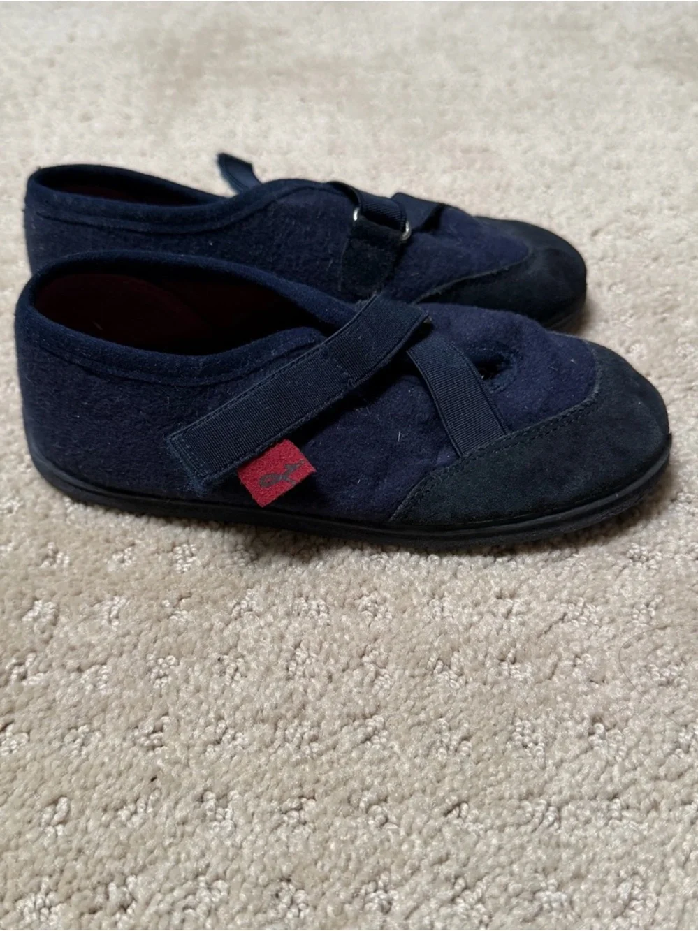Jacadi Kids Navy Strap Shoes